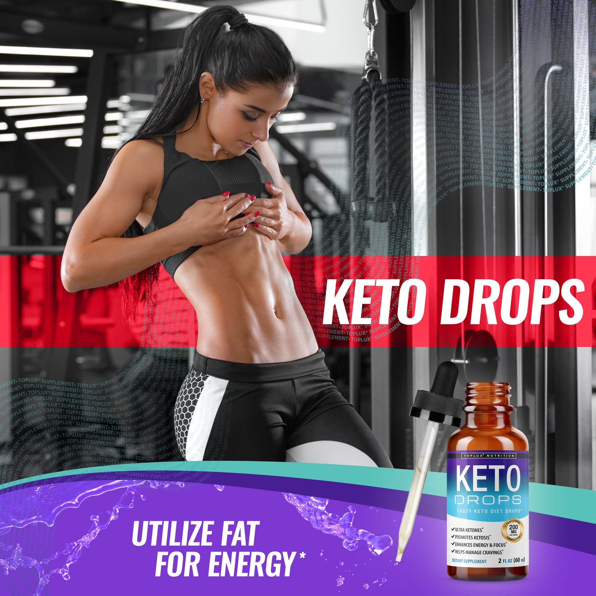 Keto Diet Drops Weight Loss Ketogenic Supplement - Premium Fat Burner Formula TopluxBuy Supplements Australia