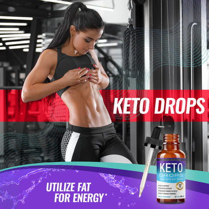 Keto Diet Drops Weight Loss Ketogenic Supplement - Premium Fat Burner Formula TopluxBuy Supplements Australia