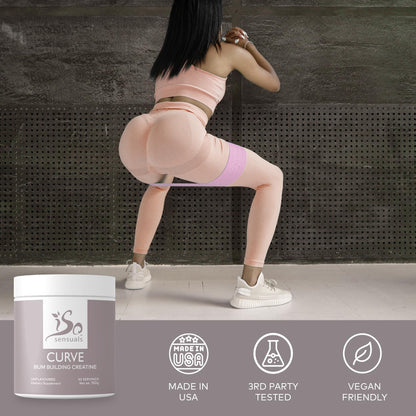 IsoSensuals Curve Bum Building Creatine - Micronized 200 Mesh for Smooth Muscle IsoSensualsBuy Supplements Australia