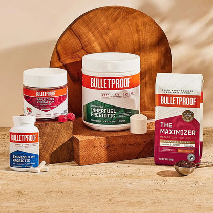 Bulletproof Express 3-in-1 Probiotic & Postbiotics Supplement for Sustained Gut Health, 90 Count BulletproofBuy Supplements Australia