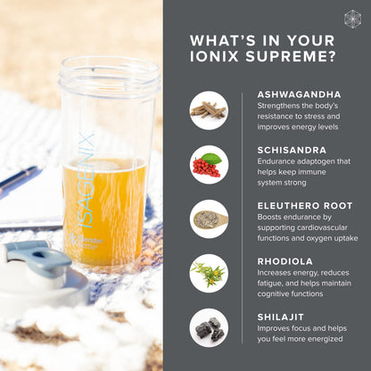 Isagenix Ionix Supreme - Powder Supplement with Vitamin B12 & Niacin - Focus Supplemen IsagenixBuy Supplements Australia