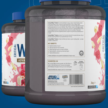 Applied Nutrition Critical Whey Protein Powder 2kg - High Protein Powder, Protein Milkshake Applied NutritionBuy Supplements Australia