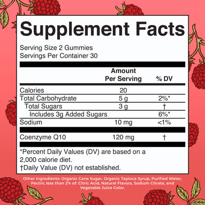 MaryRuth Organics CoQ10 Gummies | Coenzyme Q10 | Gummy Supplements for Heart Health & Cellular Health | Antioxidant | CoQ10 120 mg | Vegan | Non-GMO | Gluten Free | 60 Count | 1 Month Supply MARYRUTH'SBuy Supplements Australia