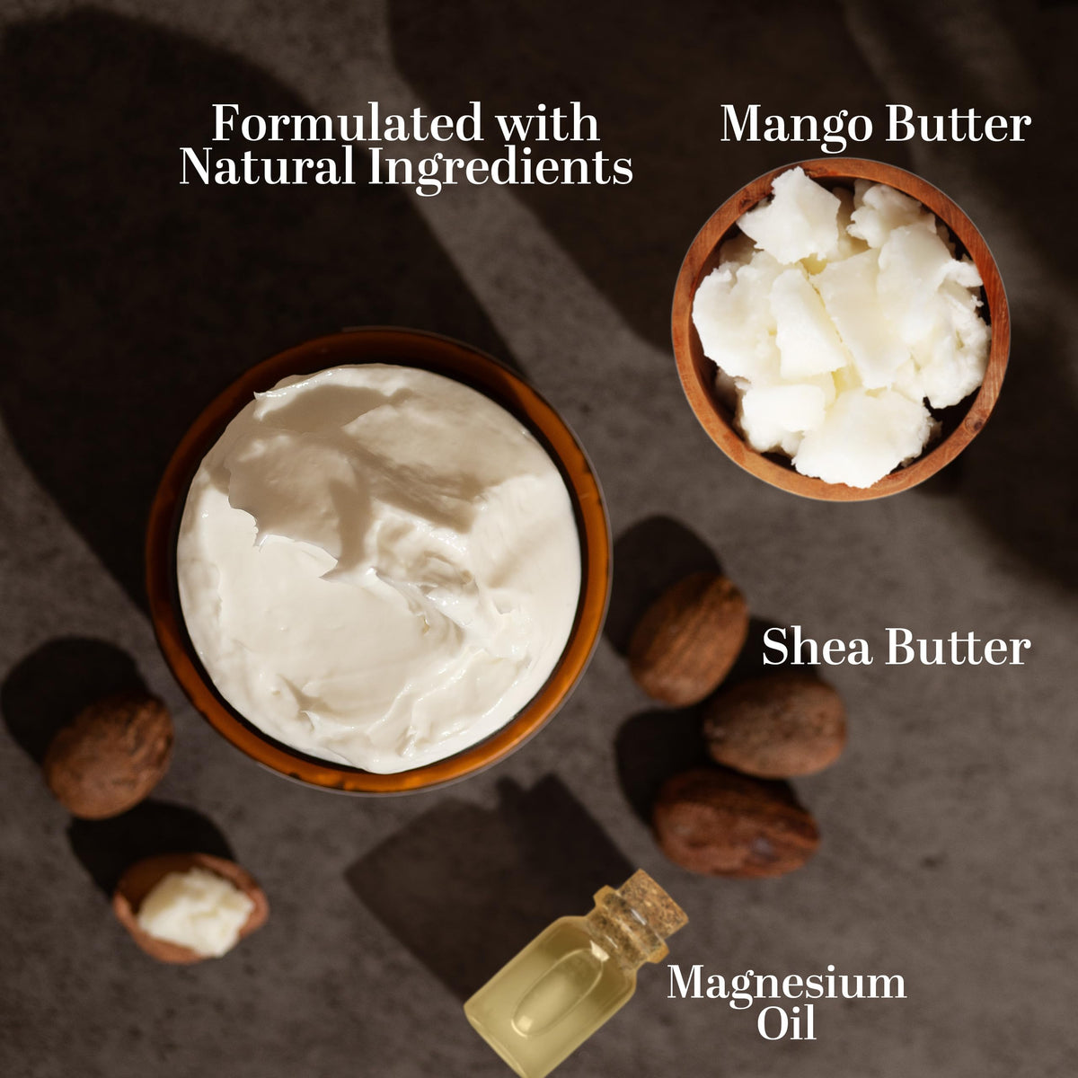 Better Shea Butter Magnesium Cream for Leg Cramps | Relieves Muscle Tension | Night Lotion Safe for Pregnancy, Kids and Babies | Organic and Natural Ingredients | Vegan, Made in USA | (Unscented) Better Shea ButterBuy Supplements Australia