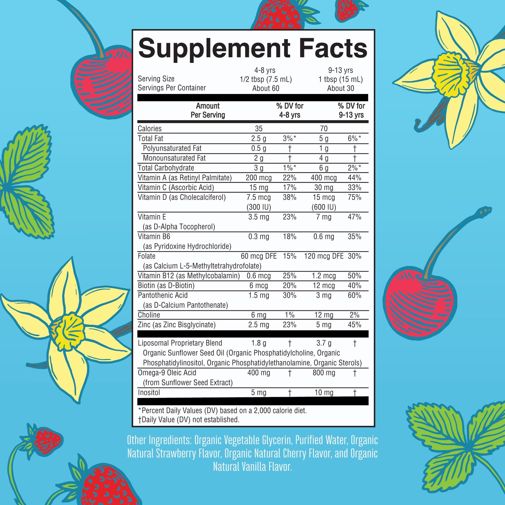 MaryRuth Organics Kids Multivitamin Liposomal | Vegan, Sugar-Free Vitamins for Kids | Ages 4+ | 2 Month Supply | 15.22 Fl Oz MARYRUTH'SBuy Supplements Australia
