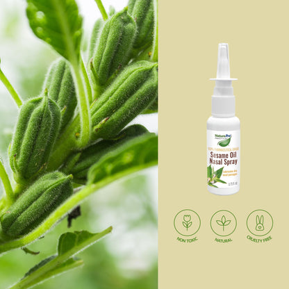 NaturePro - 3 Pack All-Natural Nasal Moisturizer Spray with 100% Pharmaceutical Grade Sesame Oil 0.75fl. to Soothe & Moisturize Dry Nose, Organic Nasal Lubricant & Decongestant for Dry Nose Relief NATUREPROBuy Supplements Australia