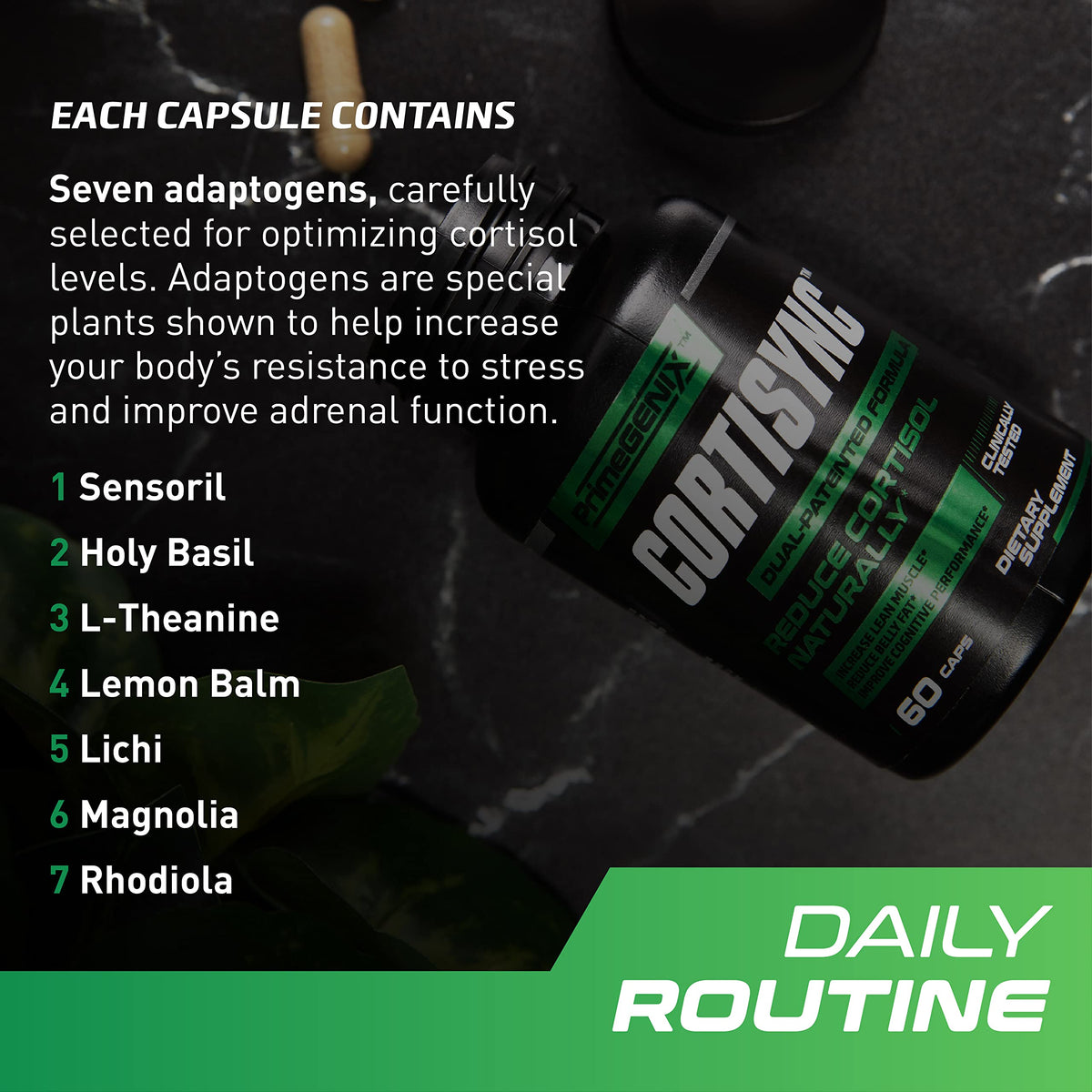 PrimeGENIX CortiSync | Reduce Cortisol | Increase Energy | Improve Focus | Organic PrimeGENIXBuy Supplements Australia