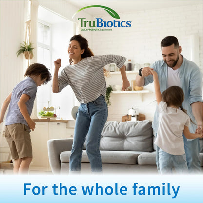 TruBiotics Probiotics for Digestive & Immune Health, Supports Regularity & Helps Relieve Abdominal Discomfort, Gas & Bloating, 2 Clinically Studied Probiotic Strains, Plus Prebiotics, 30 Capsules TruBioticsBuy Supplements Australia