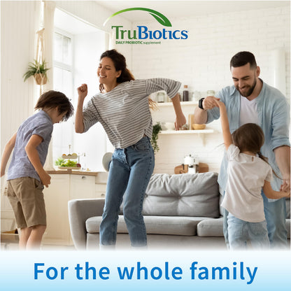 TruBiotics Probiotics for Digestive & Immune Health, Supports Regularity & Helps Relieve Abdominal Discomfort, Gas & Bloating, 2 Clinically Studied