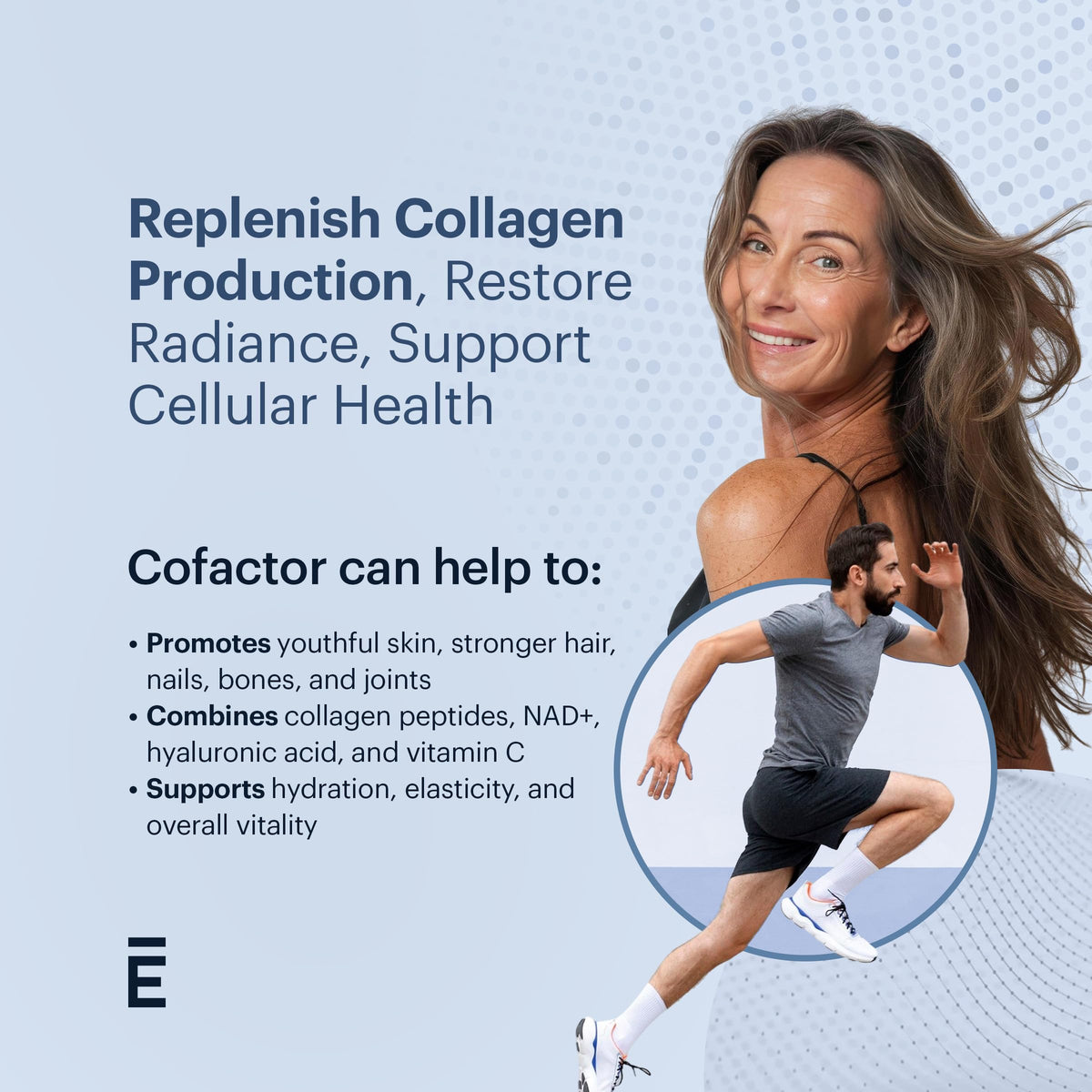 ELYSIUM Cofactor – 4-in-1 Collagen Peptides Powder w/NAD+, Hyaluronic Acid & Vitamin C for Skin, Hair, Nails, Joints & Cellular Health, Collagen Supplements for Men & Women – Unflavored, 28 Servings ELYSIUMBuy Supplements Australia