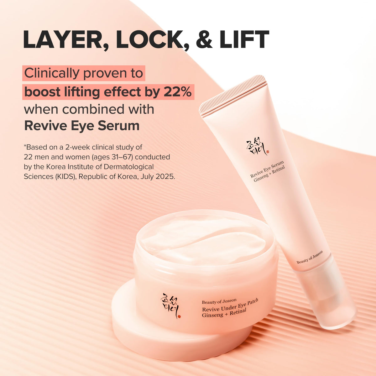 Beauty of Joseon Revive Eye Serum with Retinal Niacinamide Correction for Puffy Eye Bags