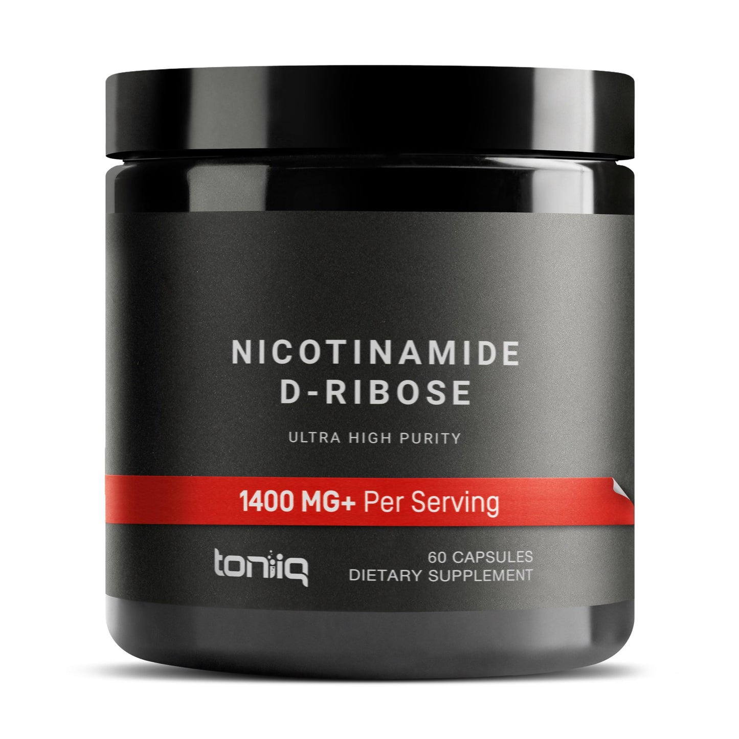 Toniiq Ultra High Potency 1400mg NAD Supplement - NAD+ Nicotinamide B3 Blend with D-Ribose, Niacin -with RiaGev - 3rd Party Tested Toniiq buy supplements Au