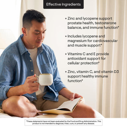 THORNE - Men's Multi 50+ - Comprehensive Daily Multi with Vitamins A, B6, B12, C, D, E, Zinc & More - Support Heart, Brain, Prostate, Muscle & Immune Health* - Third-Party Certified - 180 Capsules THORNE buy supplements Au
