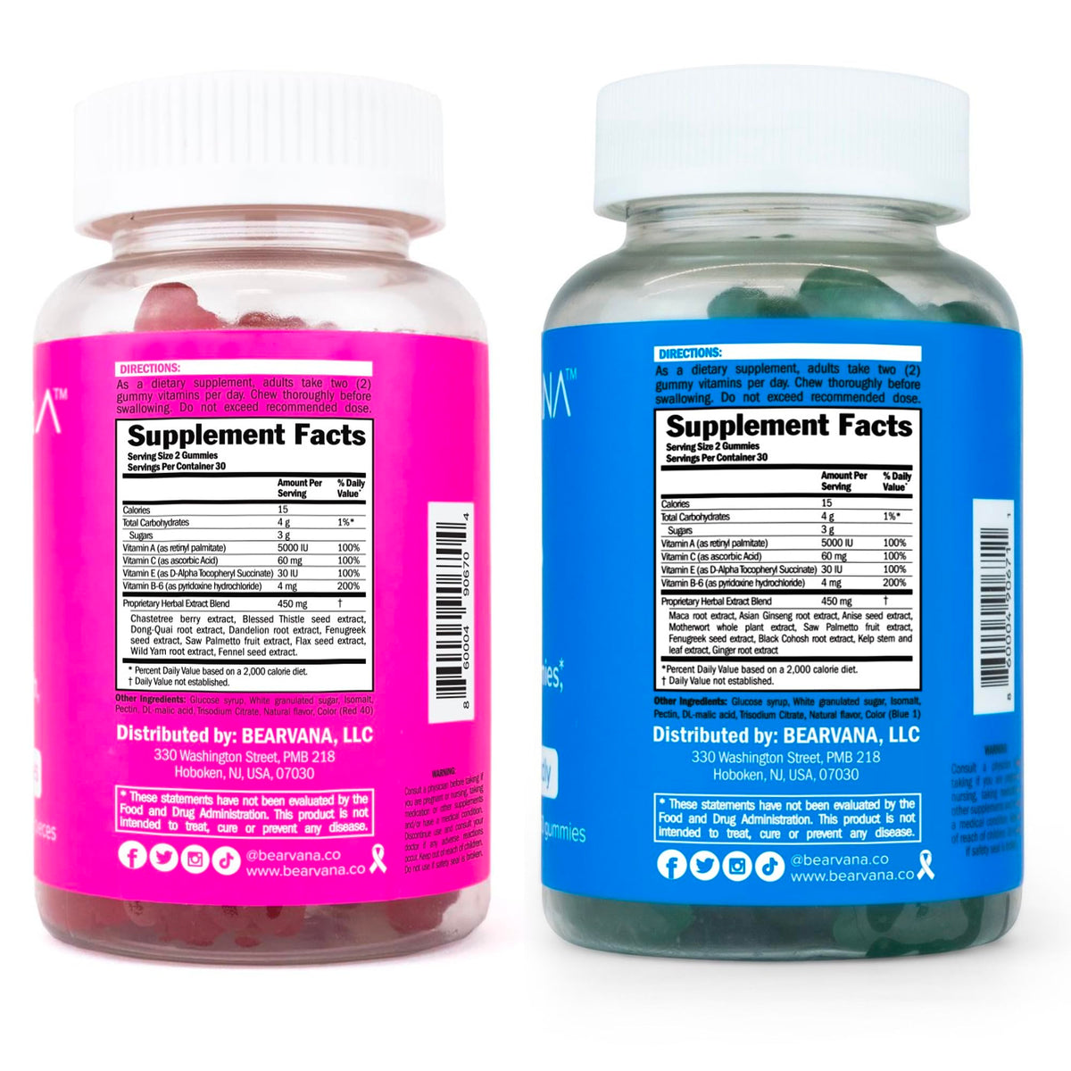 BEARVANA Gummies Combo Pack - Chest and Bum Gummies - Workout Aid - Women’s BEARVANABuy Supplements Australia