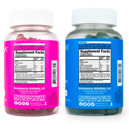 BEARVANA Gummies Combo Pack - Chest and Bum Gummies - Workout Aid - Women’s BEARVANABuy Supplements Australia