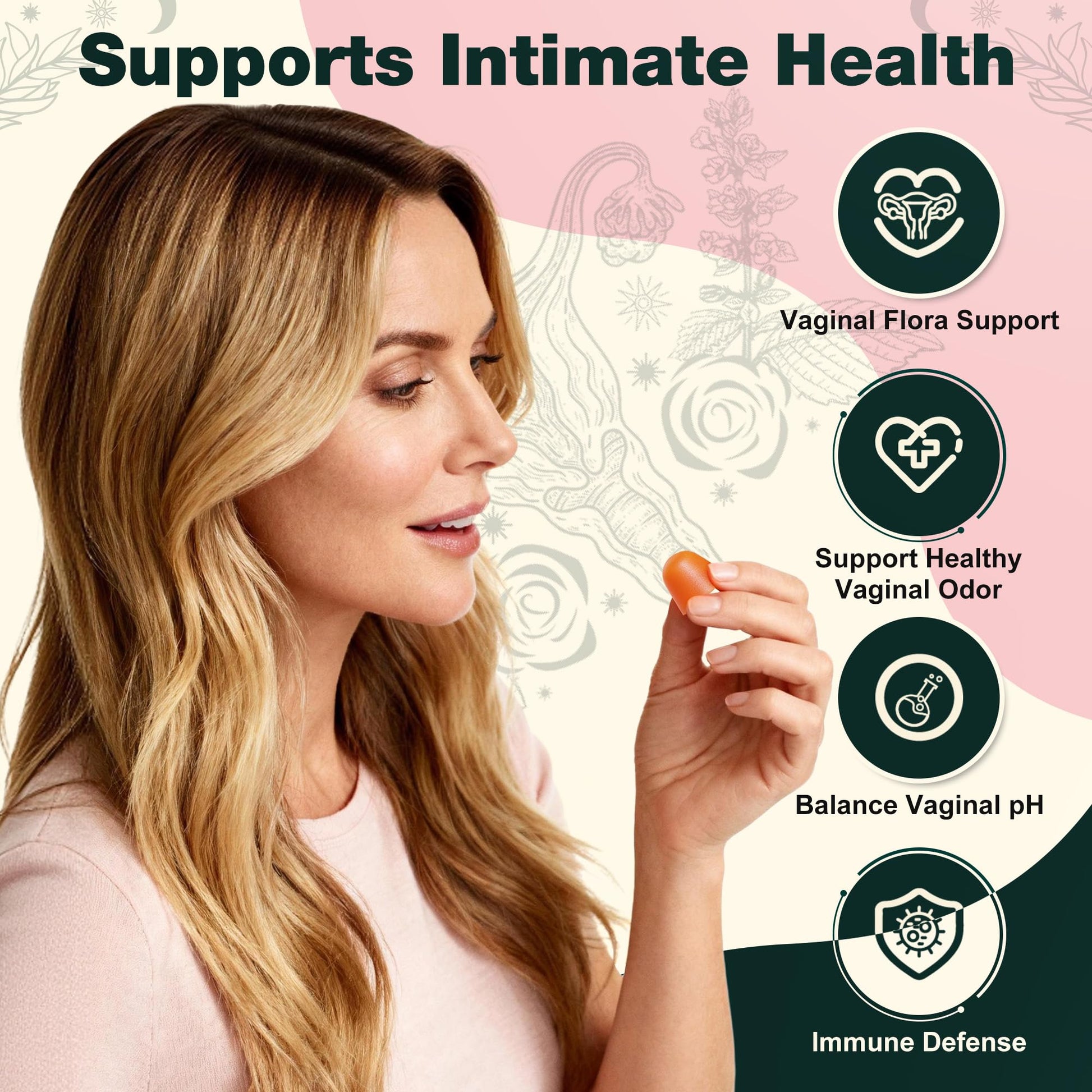 Oneoo Feminine Balance Gummies - Premium Balance Gummies for Women's pH Health, Feminine Gummy for Immune & Energy Support, Vegan, Gluten-Free, Hawaiian Pineapple, 60 Count OneooBuy Supplements Australia