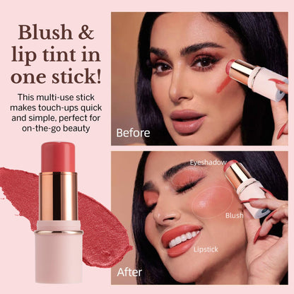 BeautiHome Blush Stick for Cheeks & Lips Multistick Cream Blush- Easy to Apply & Blend- Infused with Nourishing Ingredients for your Skin Compact Travel Size Makeup (Misty Rose, Small) BeautiHomeBuy Supplements Australia