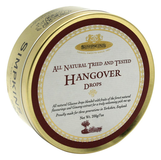 Simpkins Travel Sweets, Hangover Drops, One 200g Tin SIMPKINS buy supplements Au