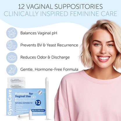 Vaginal Probiotics for Women | Boric Acid For Women | pH Balance for Women | Yeast Infection Care | Natural Defense Against Fishy Odor, Burning and Excess Discharge | 12 Vaginal Suppositories Terramed Just Think ComfortBuy Supplements Australia