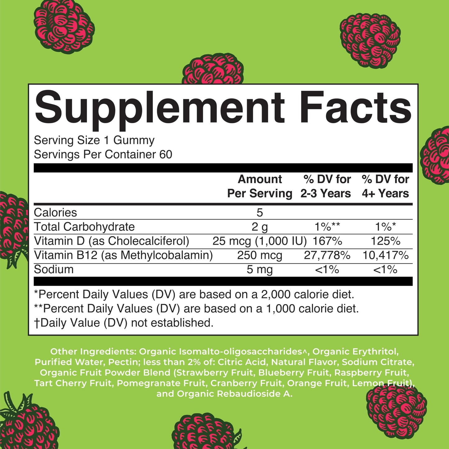 MaryRuth Organics Sugar Free | 2 Month Supply | Vitamin D & B12 Vitamin Supplements for Adults & Kids | Bone Health | Immune Support | Vegan | Non-GMO | 60 Servings MARYRUTH'SBuy Supplements Australia