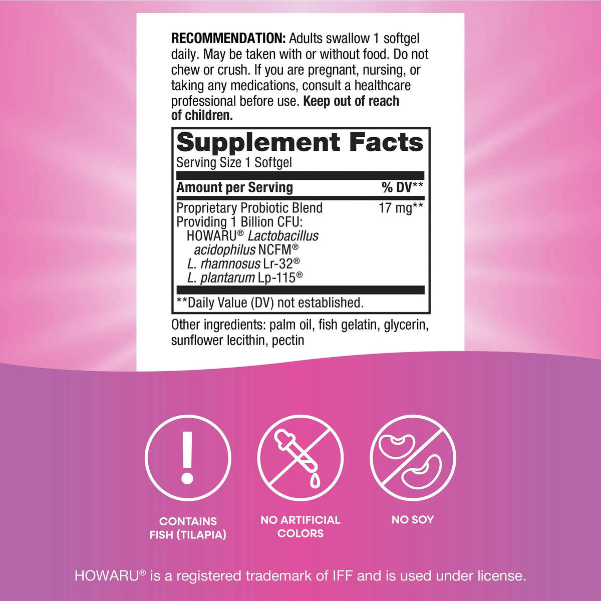 Nature's Way Pearls Women's Probiotic, Supports Women's and Digestive Health*, Protects Against Occasional Constipation & Bloating*, 1 Billion Live Cultures, 30 Softgels (Packaging May Vary) Nature's WayBuy Supplements Australia