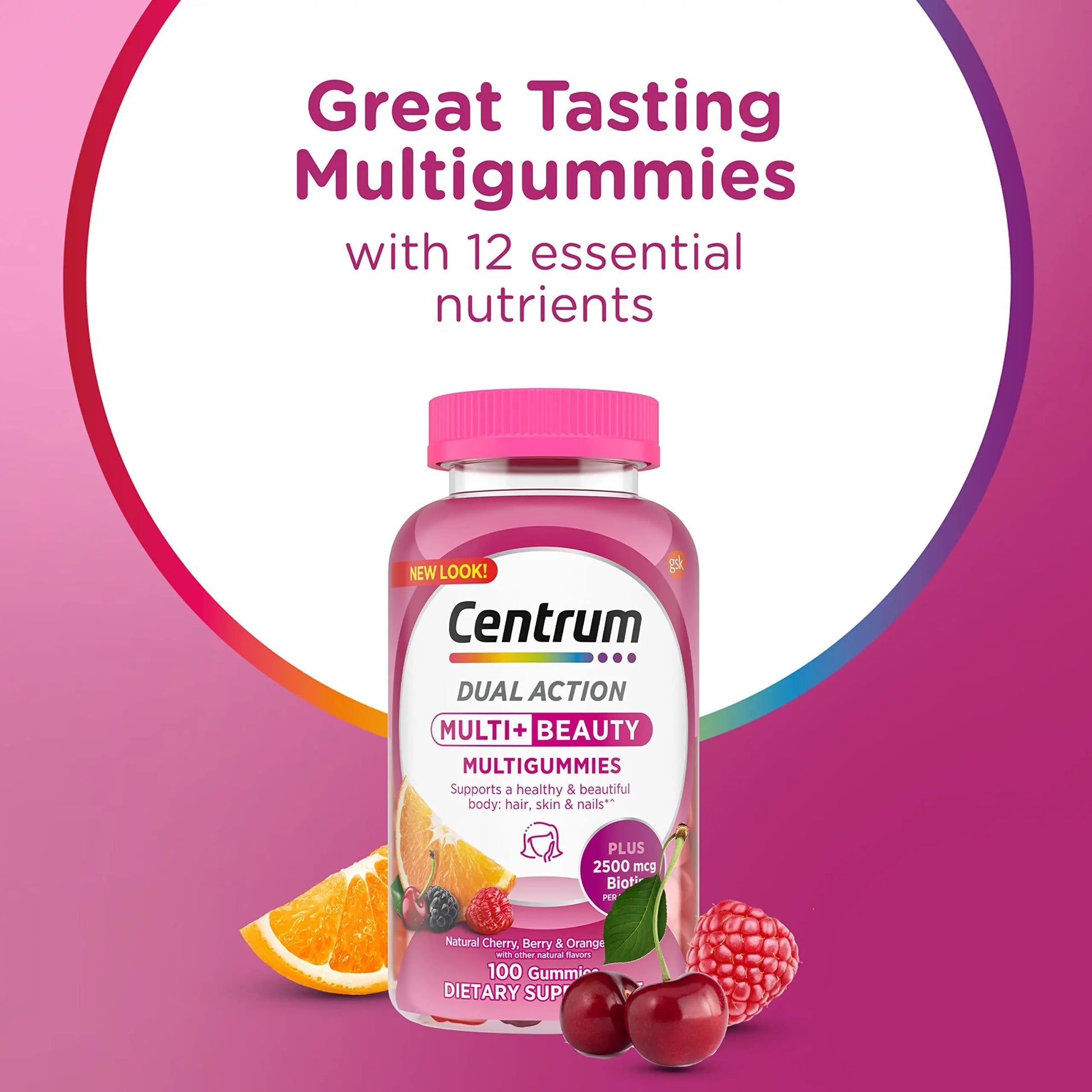 Centrum Multivitamin Gummy, 100 Count (Pack of 1) CentrumBuy Supplements Australia