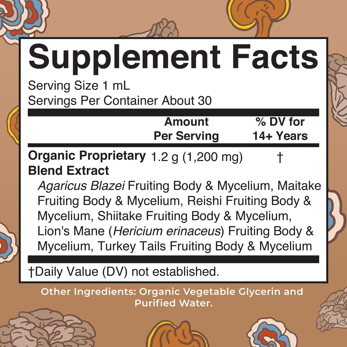 MaryRuth's Mushroom Complex | Lion's Mane | Turkey Tail | Reishi Mushroom | Shiitake Mushrooms | Alcohol Free | Mushroom Blend | Organic | Non-GMO | Vegan | 30 Servings MARYRUTH'SBuy Supplements Australia