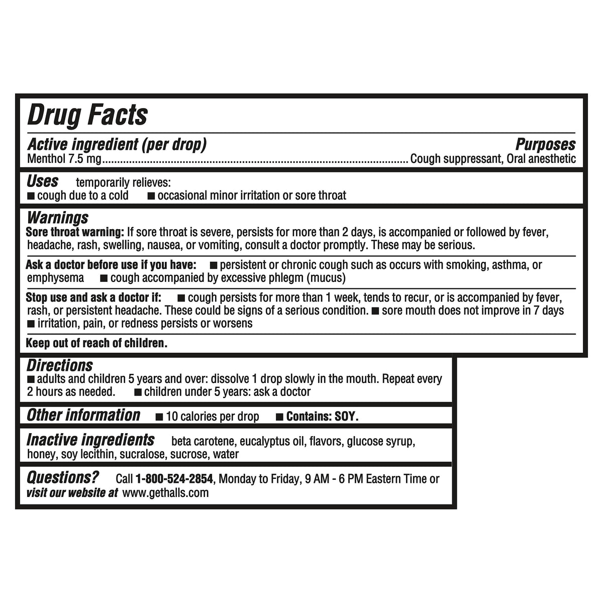 HALLS Cough and Throat Relief Honey Lemon Cough Drops, 30 Drops HALLS buy supplements Au