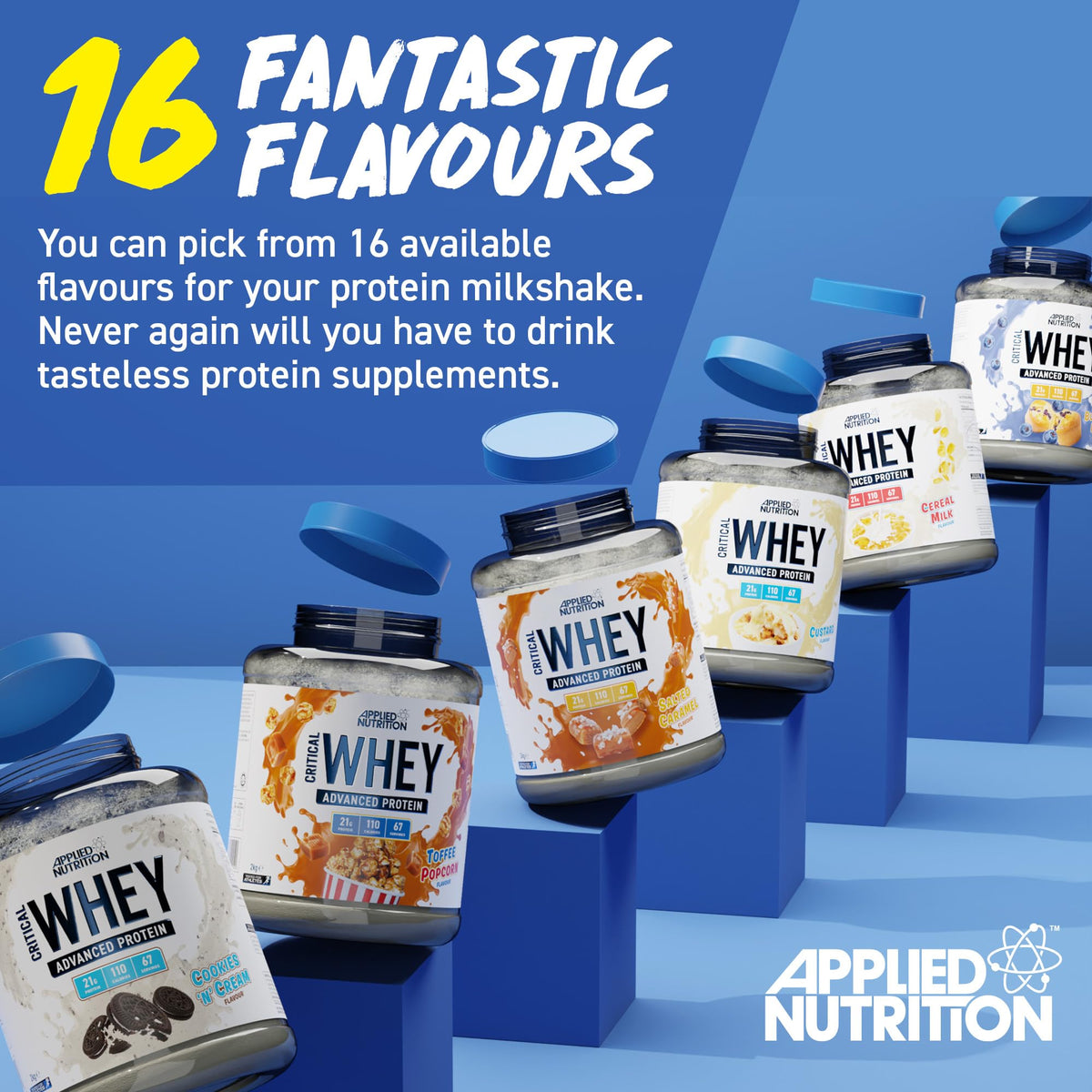 Applied Nutrition Critical Whey Protein Powder 2kg - High Protein Powder, Protein Milkshake Applied NutritionBuy Supplements Australia