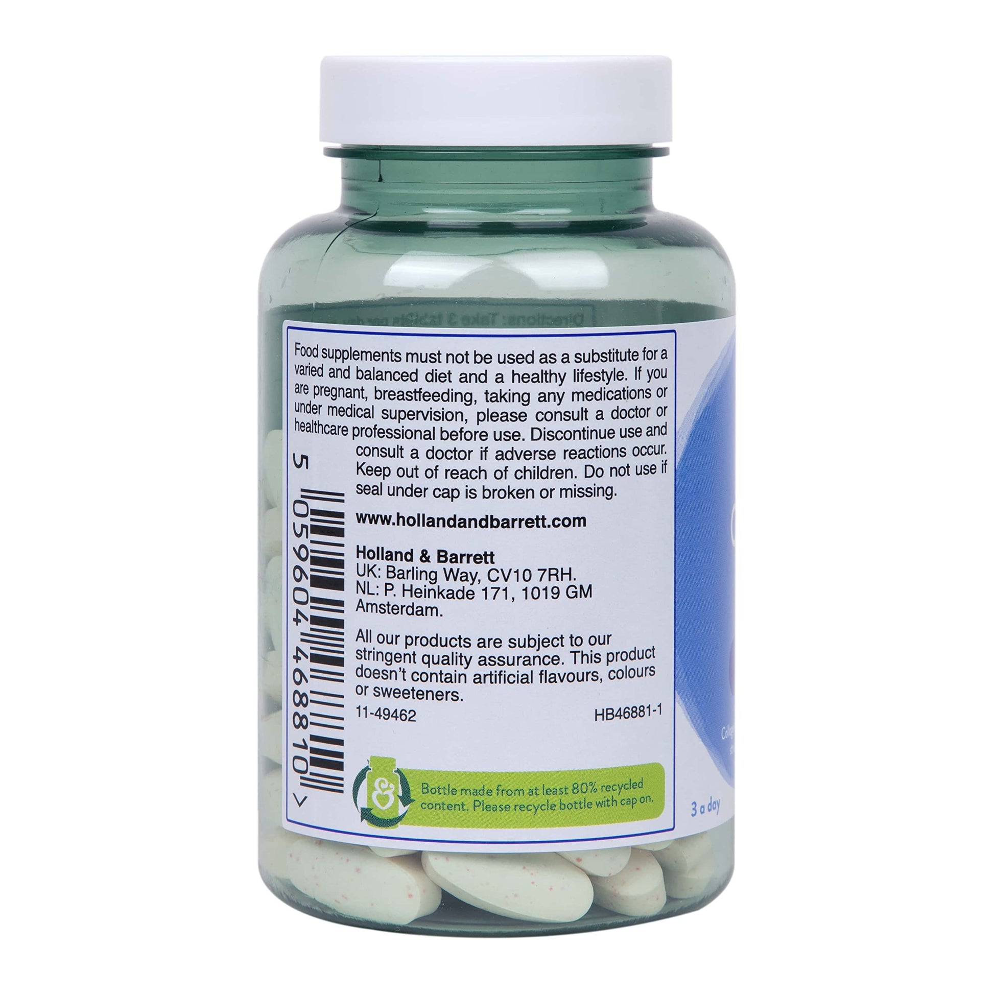 Holland and Barrett Marine Collagen with Vitamin C 3000mg 90 Tablets Holland & BarrettBuy Supplements Australia