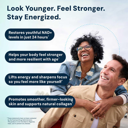 HPN NAD3 Clinical NAD+ Booster, Cellular Health & Natural Energy - NAD Supplement for Healthy Aging, Metabolic Support, NRF2 & Longevity, Nicotinamide Riboside & NMN Alternative, 60ct, 30-Day Supply HPNBuy Supplements Australia