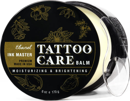 Ebanel Tattoo Balm 6oz, Premium Tattoo Aftercare Cream Brightener Ink Color Enhancing Butter Moisturizer with Herbal Essences and Essential Oils, All-Stage Tattoos Ointment After Care Kit Supplies Ebanel buy supplements Au
