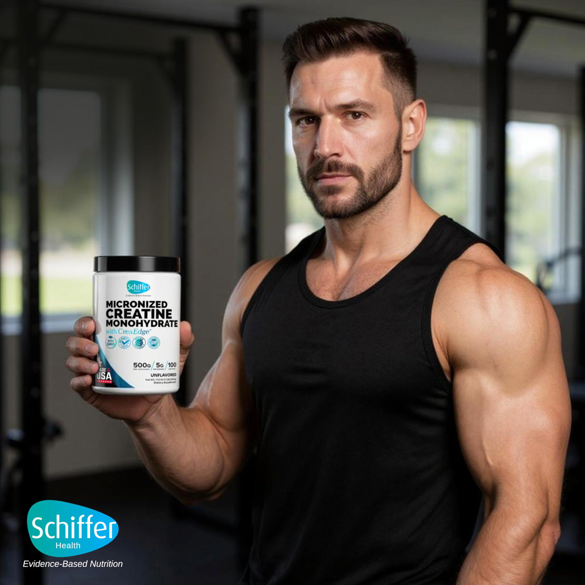 Creatine Monohydrate Powder 500g – Supports Muscle Growth, Strength & Cognitive Function*, 5g per Serv - 100 Servings, Pure Micronized Creatine for Enhanced Performance, Unflavored, 17.9 oz SCHIFFER HEALTHBuy Supplements Australia