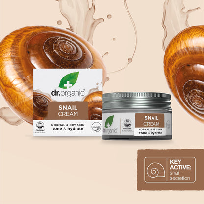 Dr. Organic Snail Gel Face Cream | Rejuvenates and Moisturizes, Improves Skin Tone and Hydration, Natural, Certified Organic, Paraben & SLS-Free, 50 mL / 1.7 fl oz Dr. Organic buy supplements Au