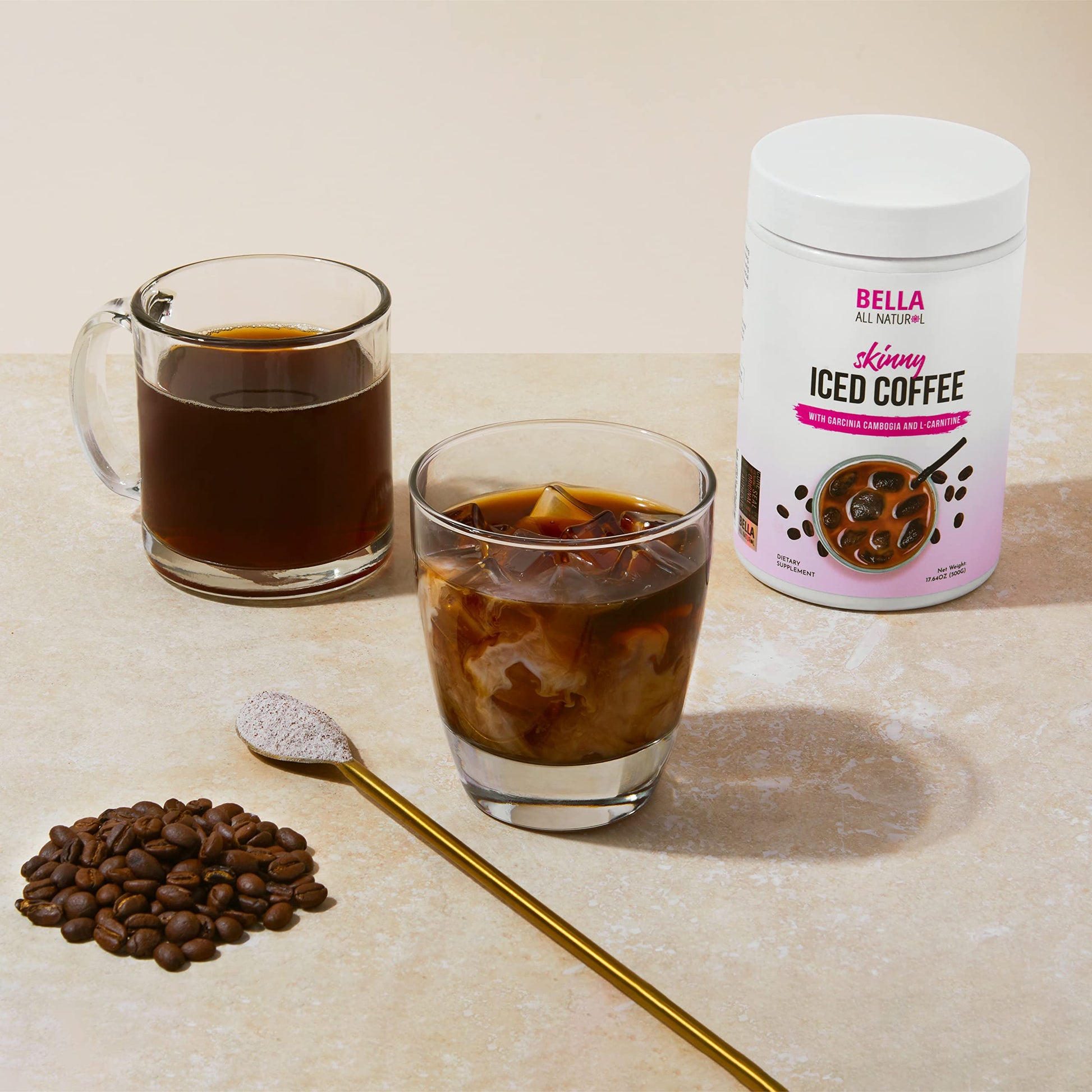 Bella All Natural Skinny Iced Coffee - Good Taste - 500 Grams Bella All NaturalBuy Supplements Australia