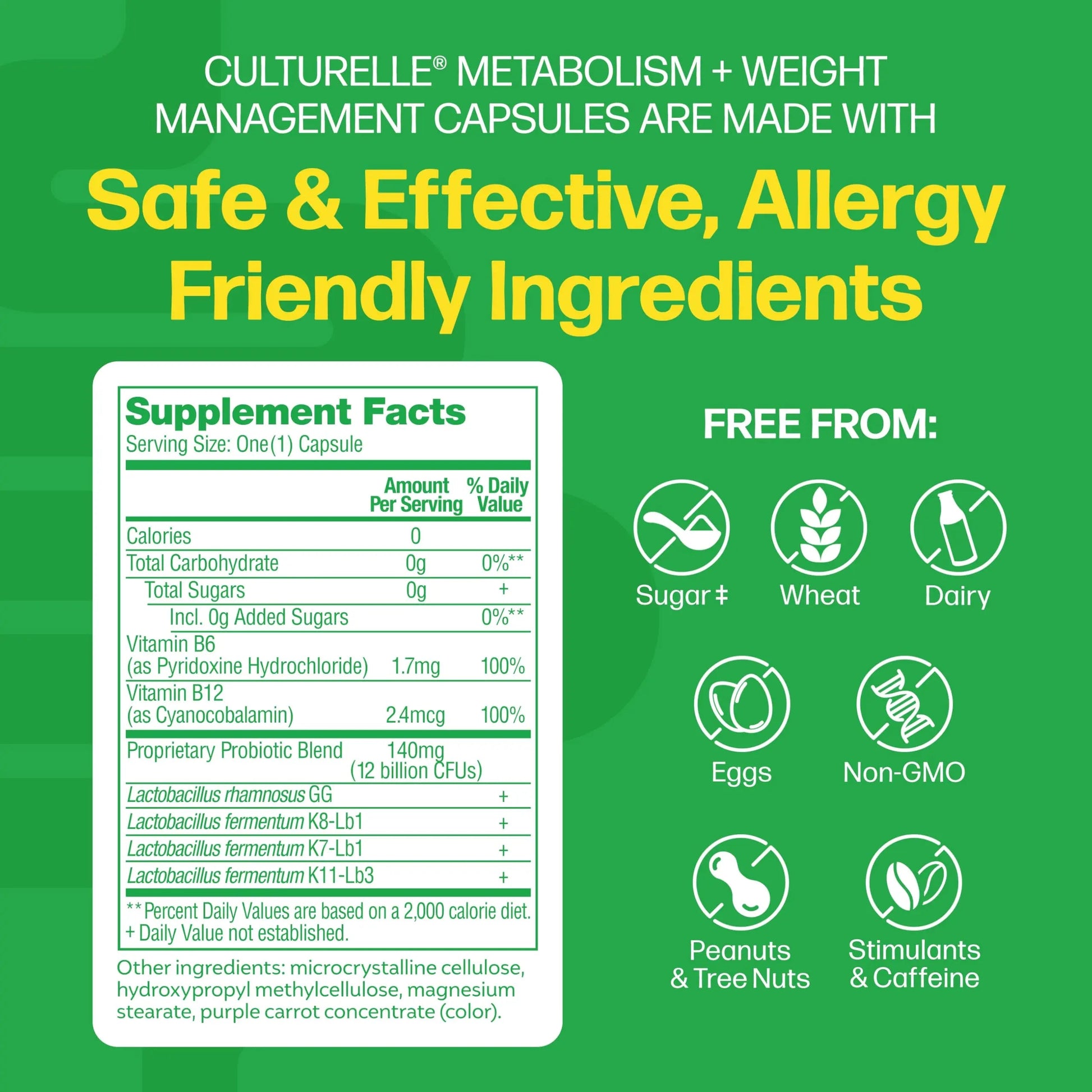 Culturelle Metabolism + Weight Management with SlimBiotics® Probiotic Capsules – 30 Count – Helps Safely Manage Weight - Promotes Healthy Metabolism and Physical & Mental Energy Culturelle buy supplements Au
