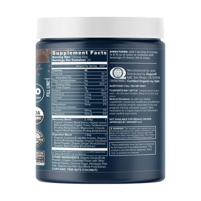 Organifi - Gold Chocolate - Superfood Supplement Powder - 20 Day Supply - Supports Rest OrganifiBuy Supplements Australia