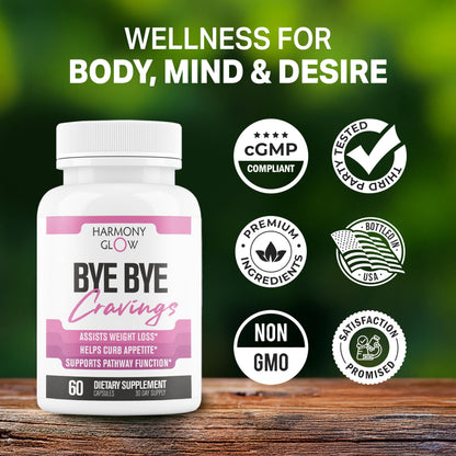 ByeBye Cravings Appetite Suppressant - Supports Pathway Function, Weight  Pills for Women & Fat Burner + Appetite Suppressant | 3rd Party Tested Supplement