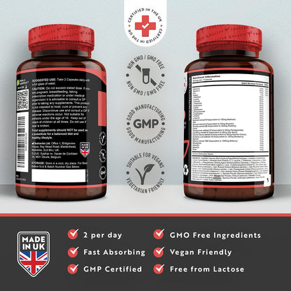Vegan Collagen 1000mg Advanced Superfood Blend - 180 Capsules (3 Month Supply) NutravitaBuy Supplements Australia