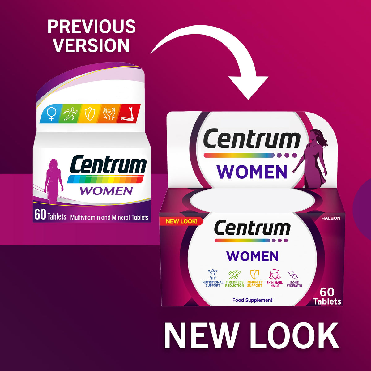 Centrum Women Tablets Multivitamin & Mineral Supplements, with 23 essential nutrients CentrumBuy Supplements Australia