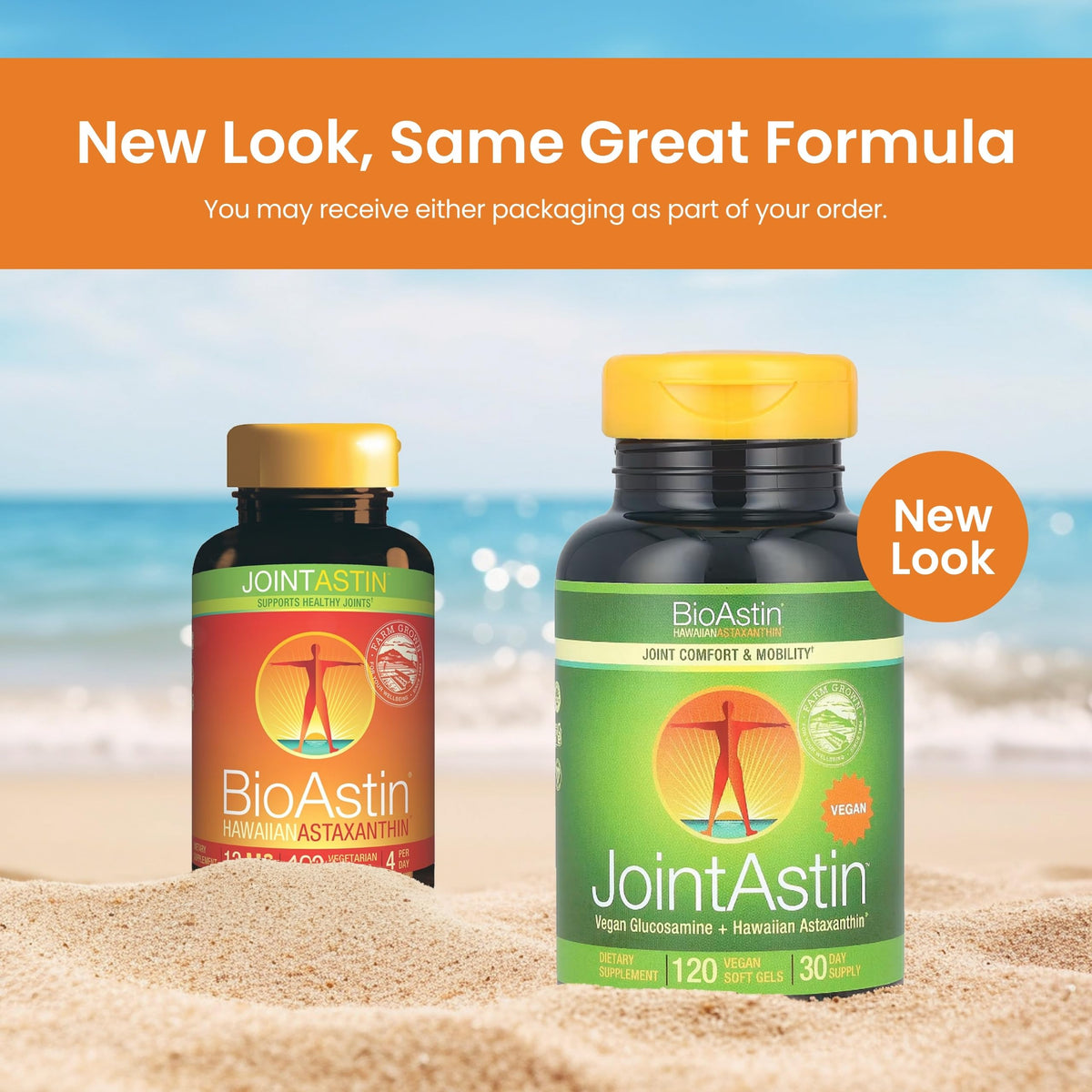 Nutrex Hawaii JointAstin - 12 mg, 120 Softgels - Joint Support Supplement with Glucosamine & BioAstin Hawaiian Astaxanthin - Farm-Direct Antioxidant Supplement Joint, Eye, Skin & Immune System Health* Nutrex HawaiiBuy Supplements Australia