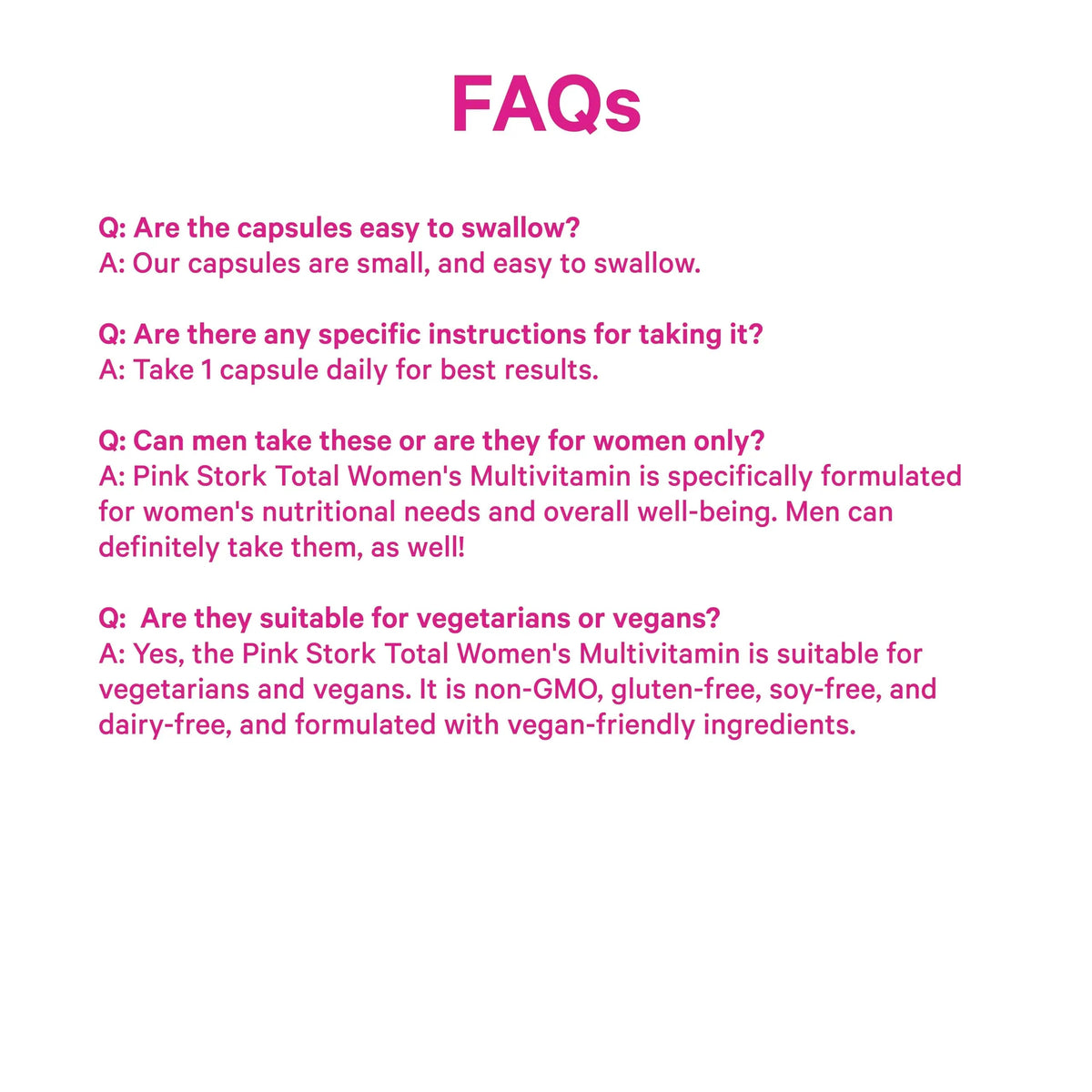Pink Stork Total Women's Multivitamin - 19 Essential Vitamins for Women & Nutrients – Energy, Metabolism, Hormone, Immune & Mood Support Pink StorkBuy Supplements Australia