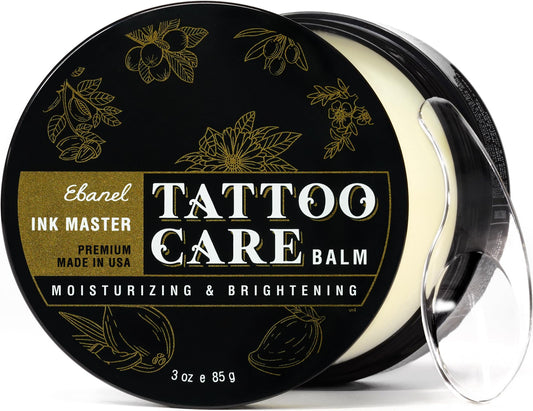 Ebanel Tattoo Balm 3oz, Premium Tattoo Aftercare Cream Brightener Ink Color Enhancing Butter Moisturizer with Herbal Essences and Essential Oils, All-Stage Tattoos Ointment After Care Kit Supplies Ebanel buy supplements Au