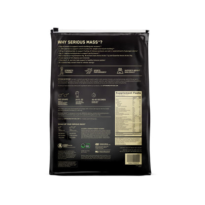 Optimum Nutrition Serious Mass, Weight Gainer Protein Powder for Muscle Gain, Added Optimum NutritionBuy Supplements Australia