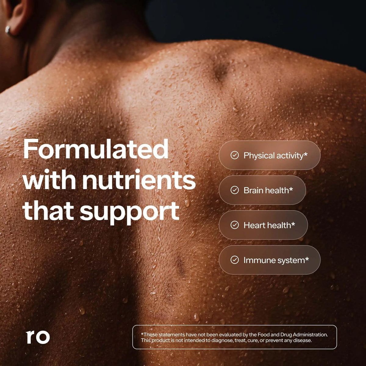 Ro Daily Multivitamin for Men | Supports Physical Activity, Brain + Heart Health, and Immune System with 23 Key Nutrients Including Calcium RoBuy Supplements Australia