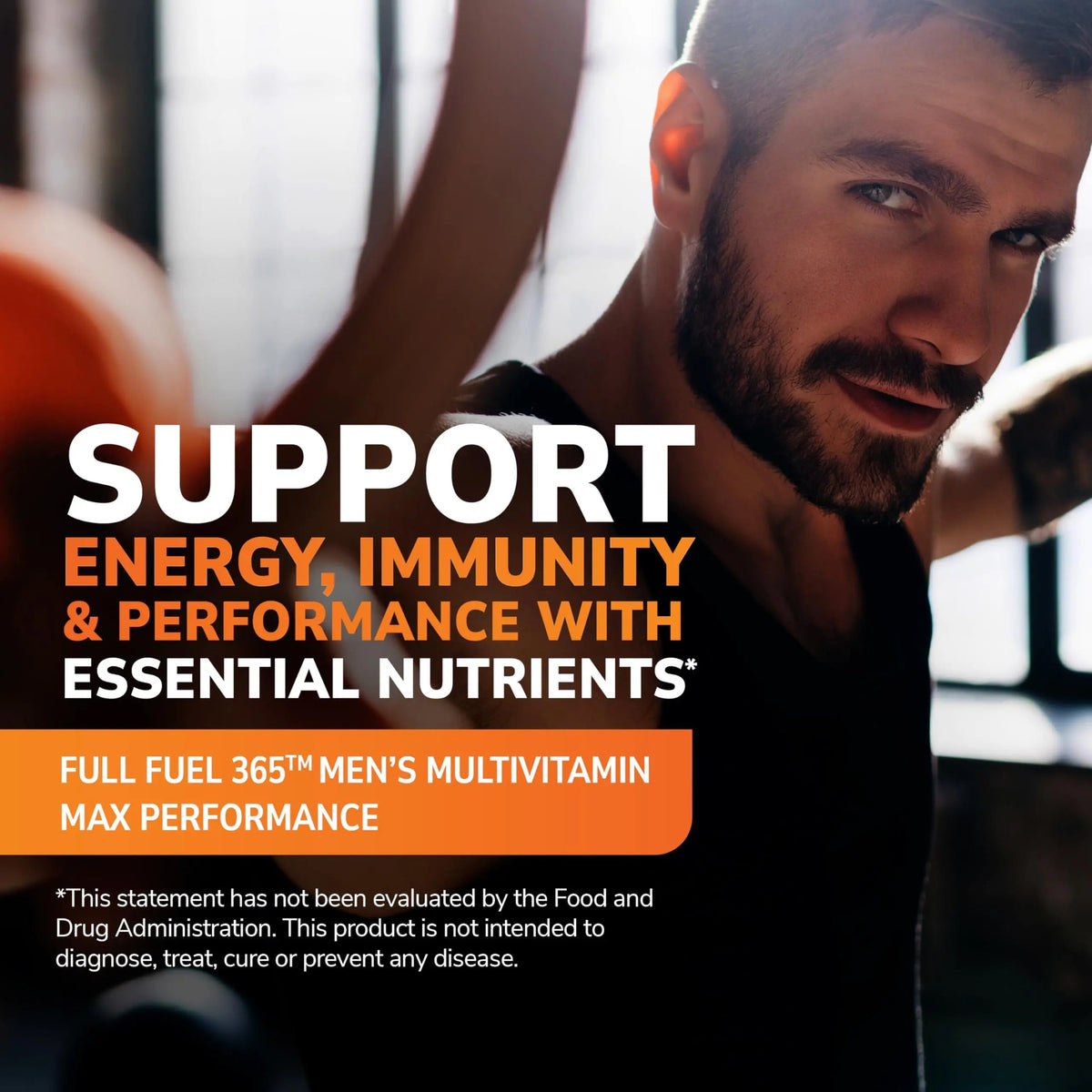 21st Century Full Fuel 365 Active Men’s Multivitamin, 120 Tablets, Daily Vitamins and Minerals for Energy, Muscle Support, Immune Health, No Gluten 21st Century