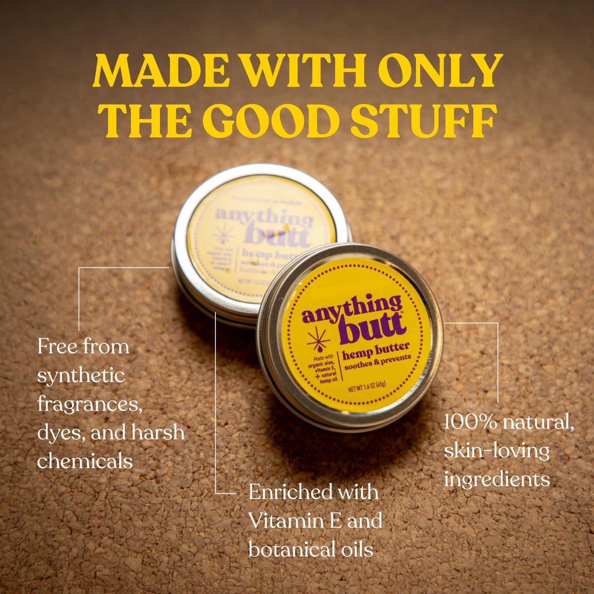 All-Natural Hemorrhoid Cream, Herbal Balm, Soothes Itching & Discomfort - Itch Hemorrhoid Soother Moisturizes for Itching, Rashes, Dryness, and Chafing Anything ButtBuy Supplements Australia