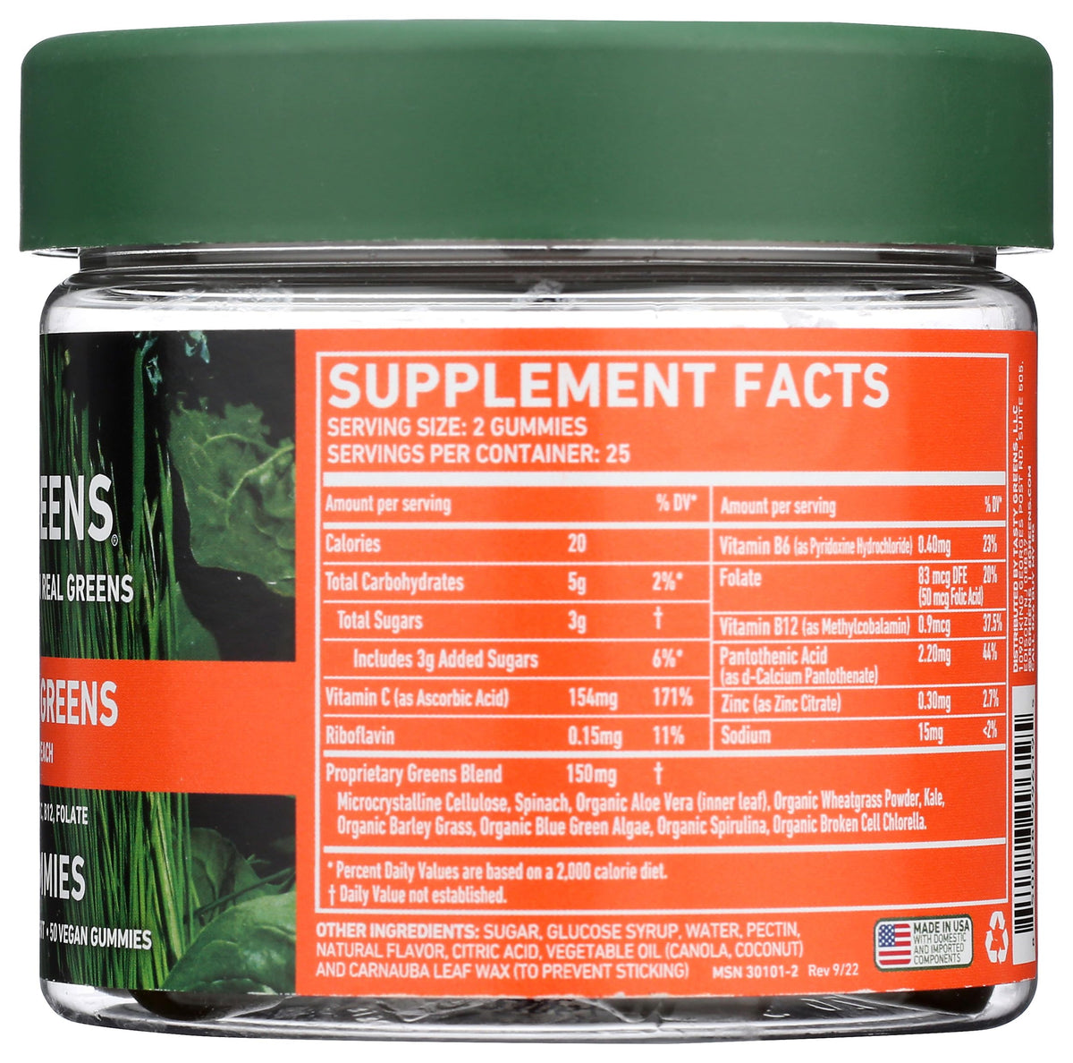 8Greens Daily Greens Gummies - Superfood Booster, Energy & Immune Support 8GreensBuy Supplements Australia