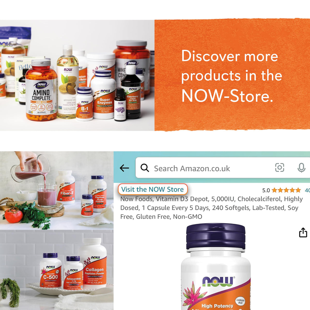 Now Foods, BioCell Collagen, Hydrolysed Collagen Type II, 120 Capsules, Gluten NOWBuy Supplements Australia